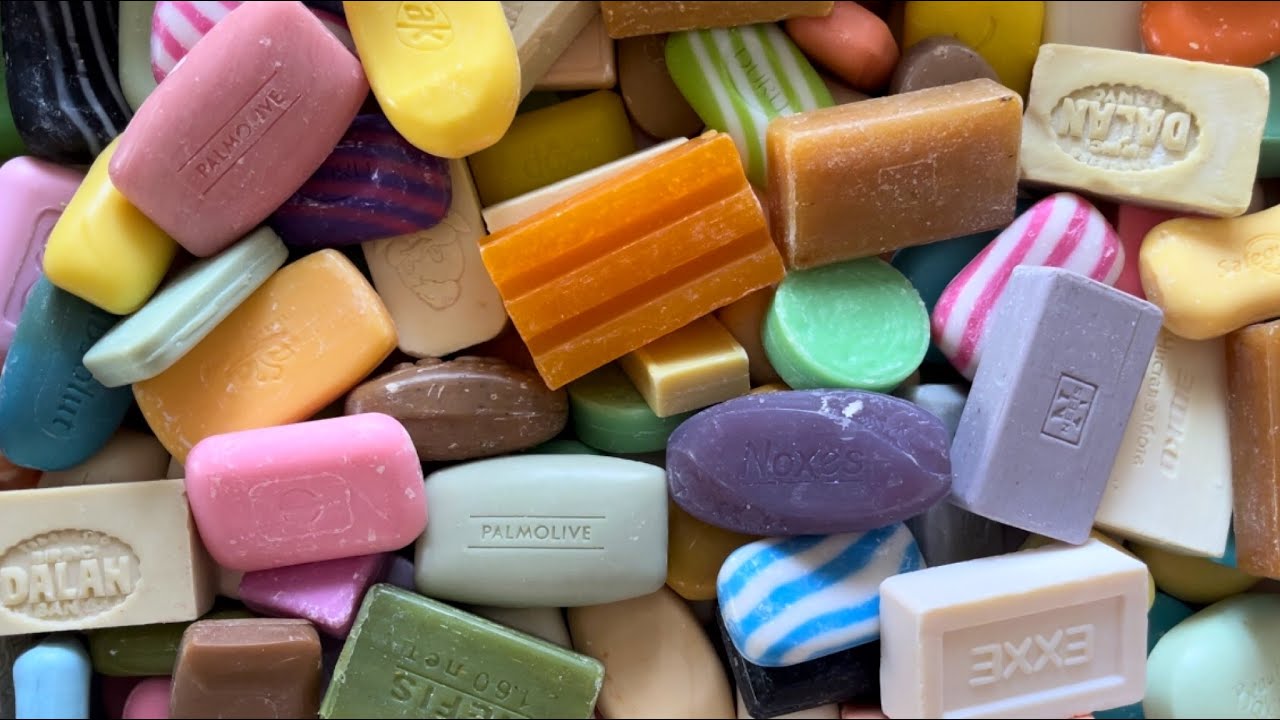 ASSORTED soap *666 | Cutting soap (no talking) | АСМР Резка мыла | #asmrsoap #carvingsoap