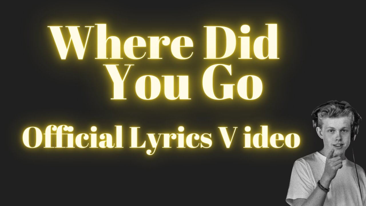Frederik Cornelius - Where Did You Go feat. Saman Saybani (Lyric Video)