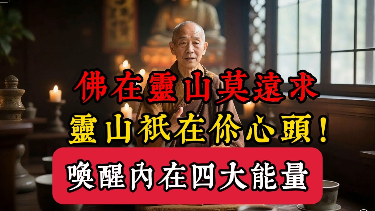 地藏觀音文殊普賢，從來不是四尊佛像，而是你自己。