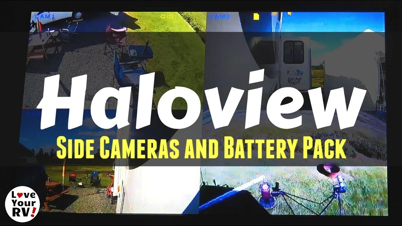 Haloview Wireless Side Mount Cameras for the RV + Battery Pack