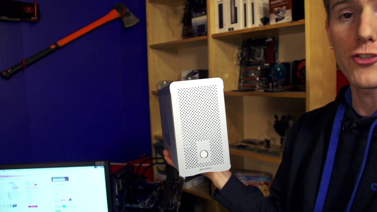 Magma Expressbox 3T Thunderbolt External PCIe Enclosure Unboxing & First Look Linus Tech Tips