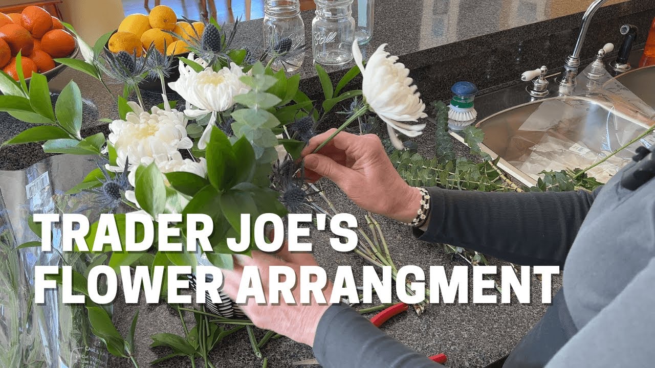 Trader Joe's Flower Arrangement 🌼 - Your Winter Survival Tip