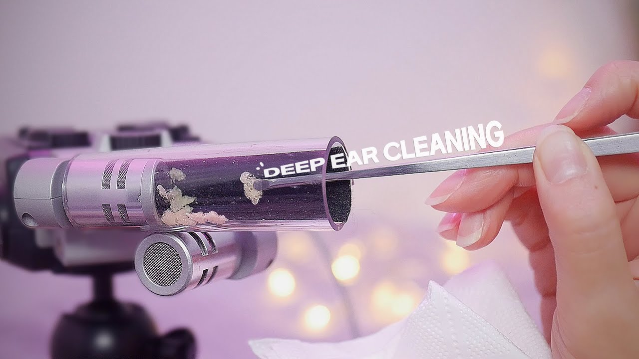 [ASMR] Deep Ear Cleaning to take out Earwax🌿 (No Talking)