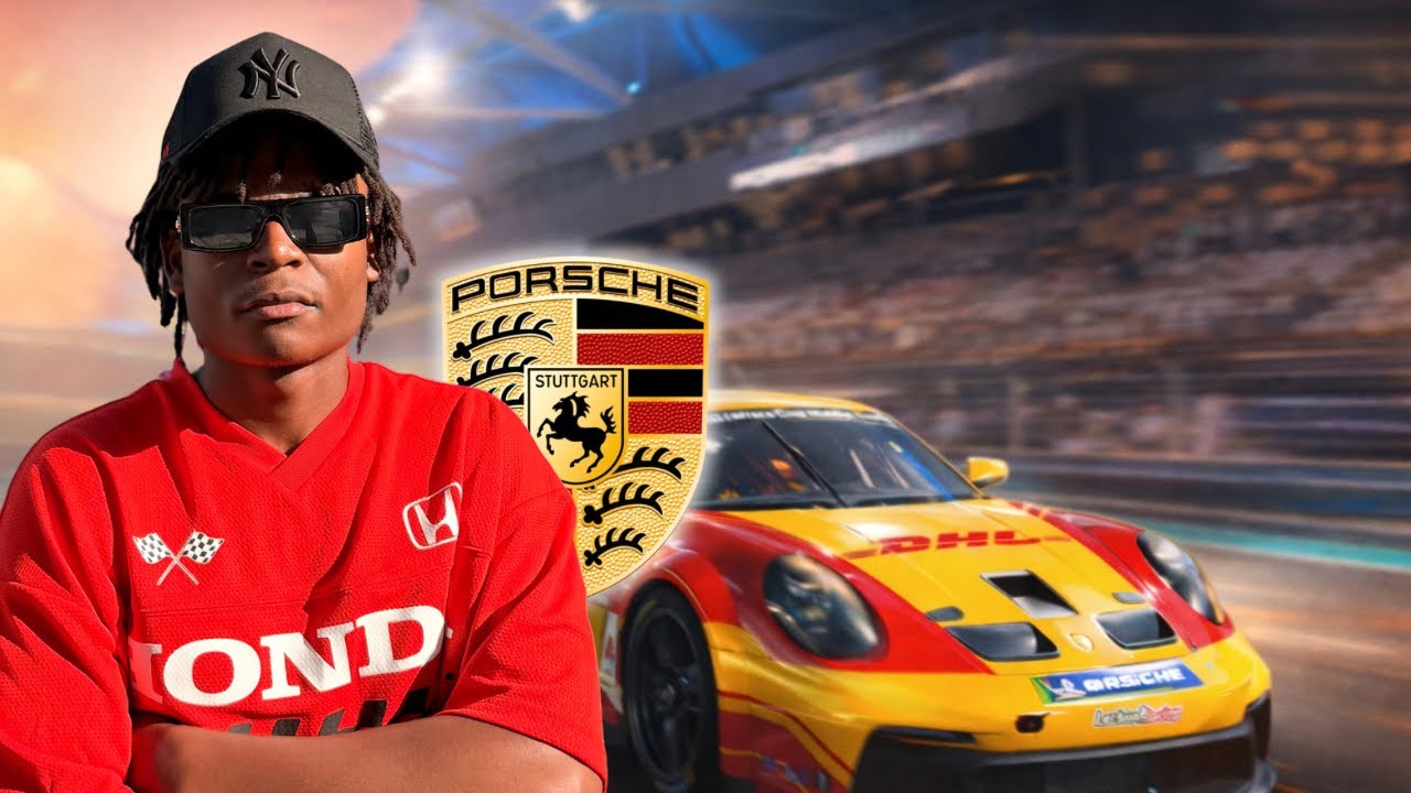 i went to the Porsche Carrera Cup race in Abu Dhabi 🇦🇪