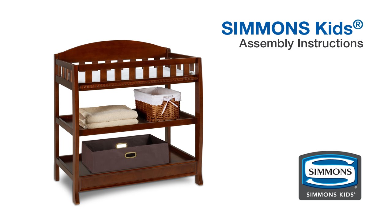 Simmons Kids® Elite Changing Table Assembly Video