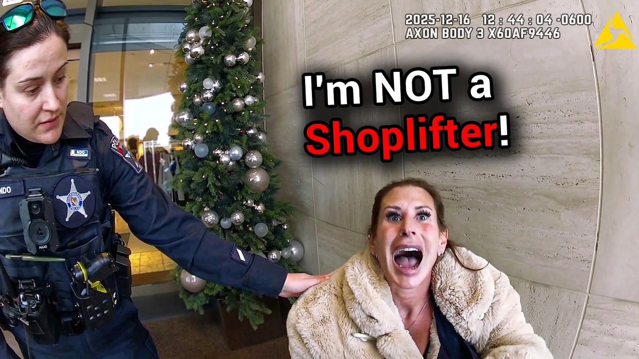 Ужасная Карен выходит из себя после кражи в магазине