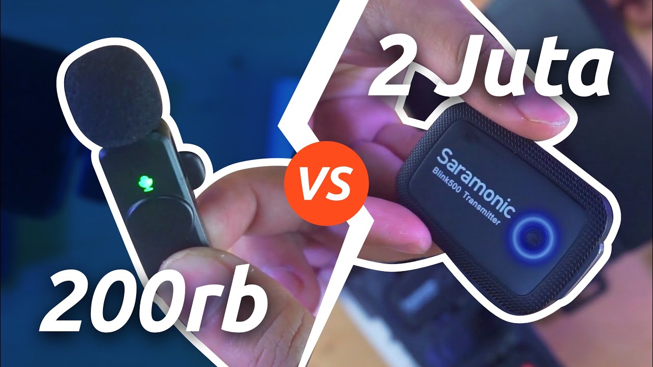 Microphone Wireless 200 Ribu VS 2 Juta | Review Saramonic Blink 500 B2 & Mic Lavalier M11