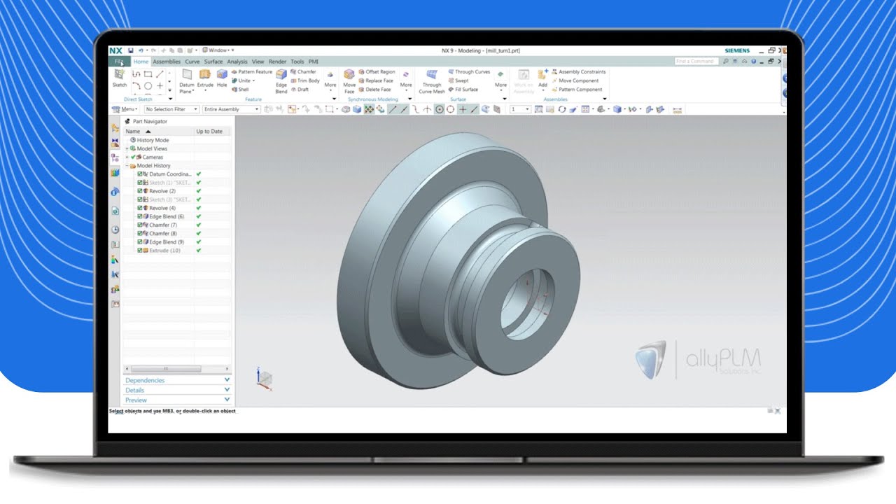 How to Use Mill-Turn Machining in NX CAM? - Tutorial - PROLIM Lunch Bytes