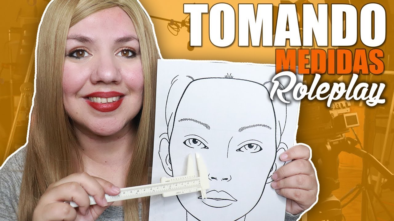 ASMR Español: Tomando Tus Medidas FACIALES (100% Cosquilloso!)