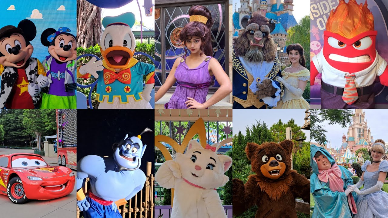 Hong Kong Disneyland 2024 Characters Meet & Greet Compilation 香港迪士尼樂園2024年迪士尼朋友 (Over 100 Friends!)