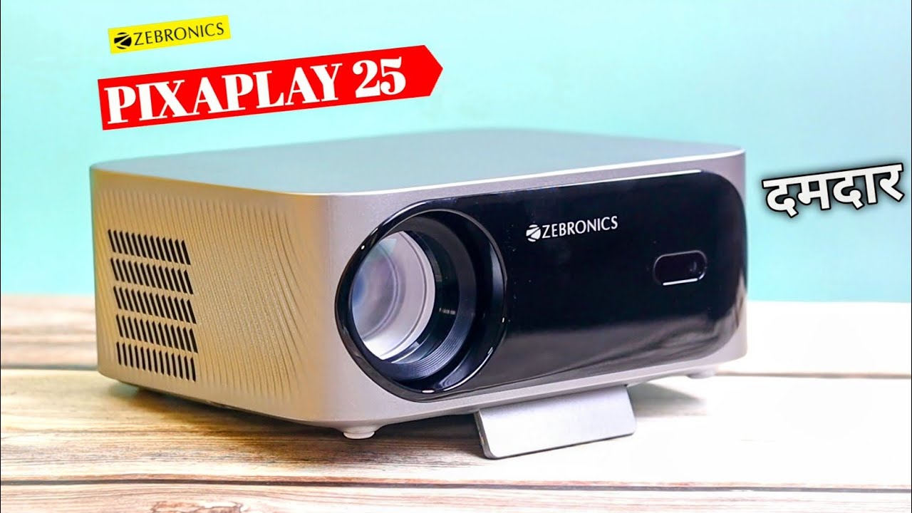 Zebronics Pixaplay 25 The Ultimate Smart Projector for Home Cinema
