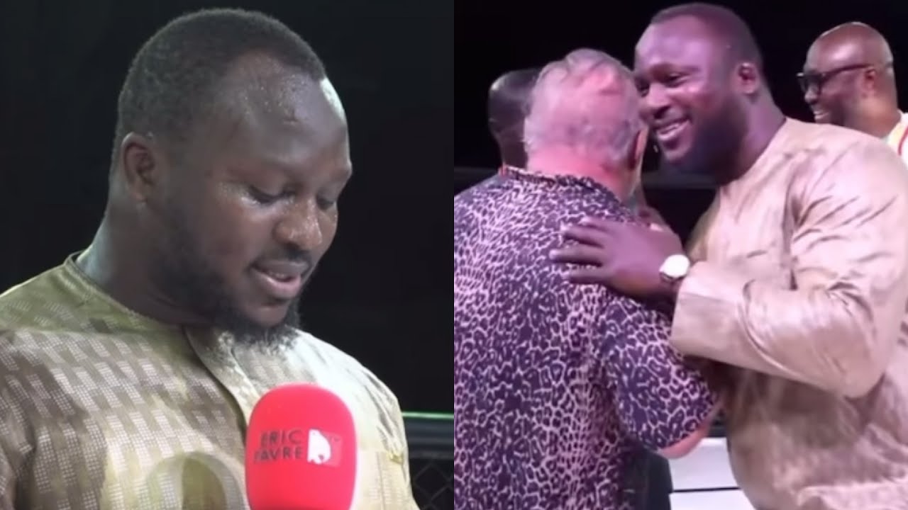 Le discours poignant de Modou Lô en français à Lomé devant Éric Favre, Tapha Tine et le monde du MMA