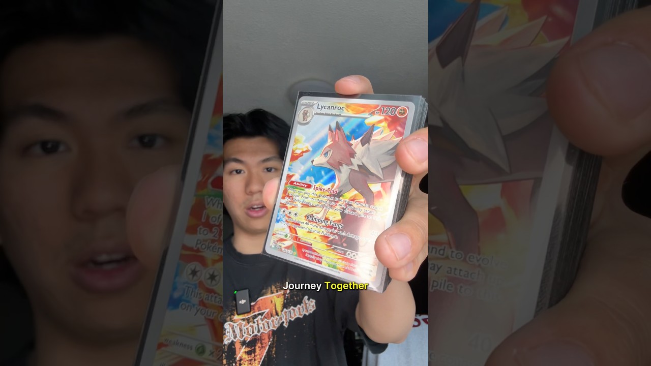Journey Together Lycanroc decklist #pokemoncards #pokemontcg #pokemontcglive