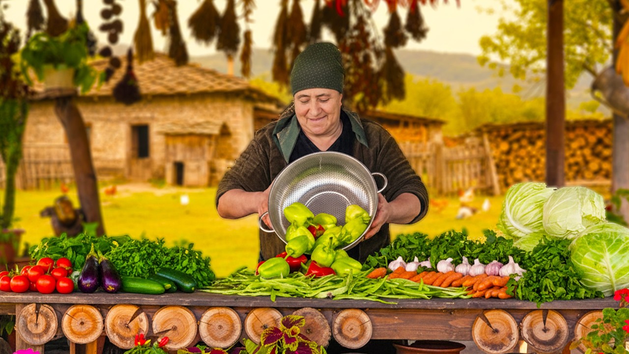 Pure Countryside Serenity: Foraging Mystical Wild Herbs & Baking Ancestral Village Stew