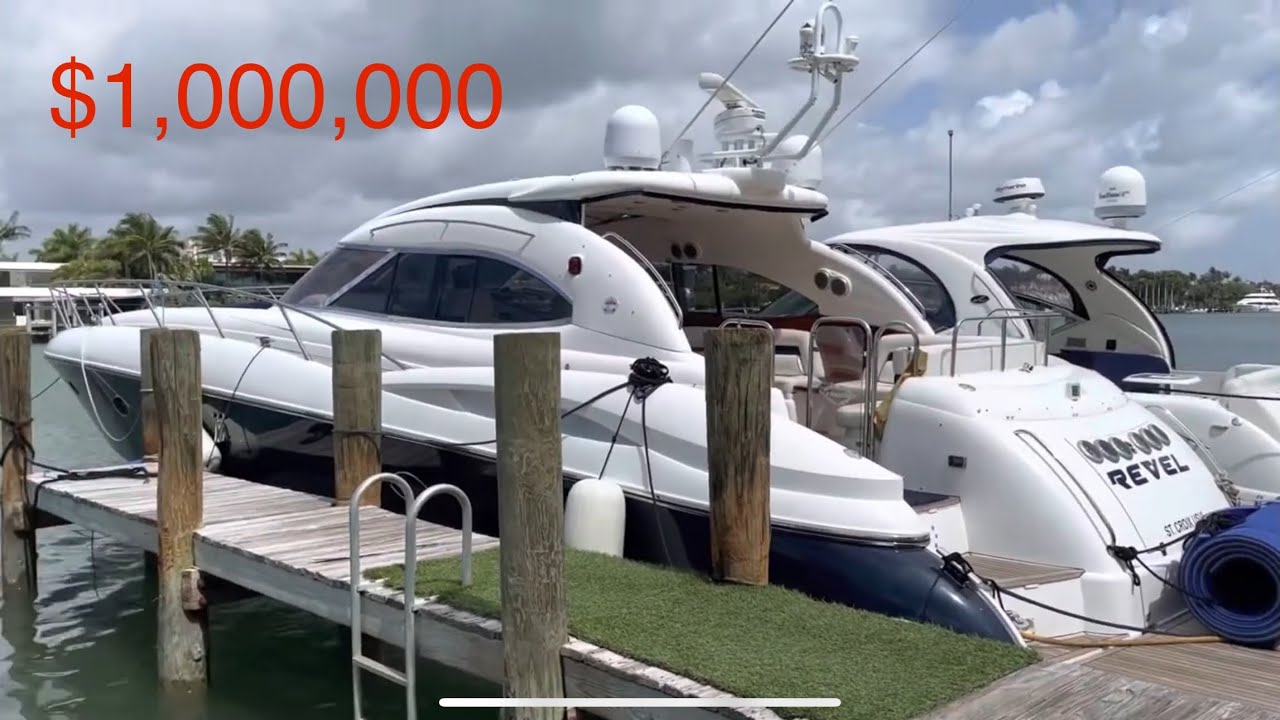 20 Year Old Yacht Tour: Sunseeker Predator $1,000,000