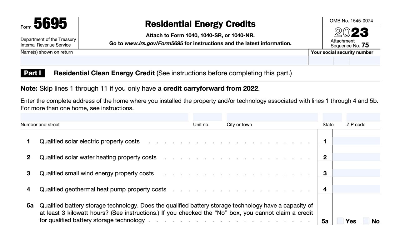 Energy Efficient Home Improvement Credit Limit Worksheet walkthrough (IRS Form 5695, Line 29)