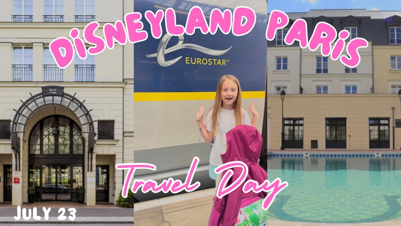 DISNEYLAND PARIS TRAVEL DAY! 🇫🇷🏰🚝 Eurostar, Aparthotel Adagio Serris Val d’Europe room tour!