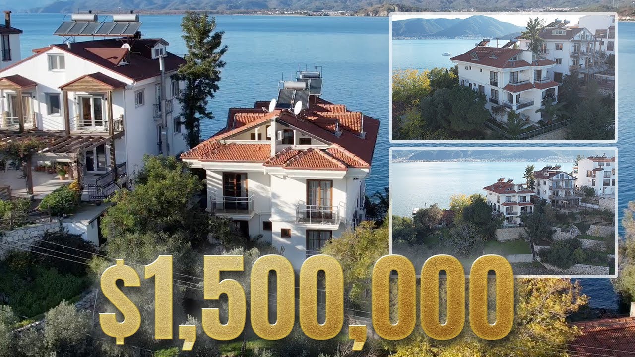 Осмотр великолепной двухместной виллы стоимостью 1 500 000 долларов на острове Совалье с видом на...
