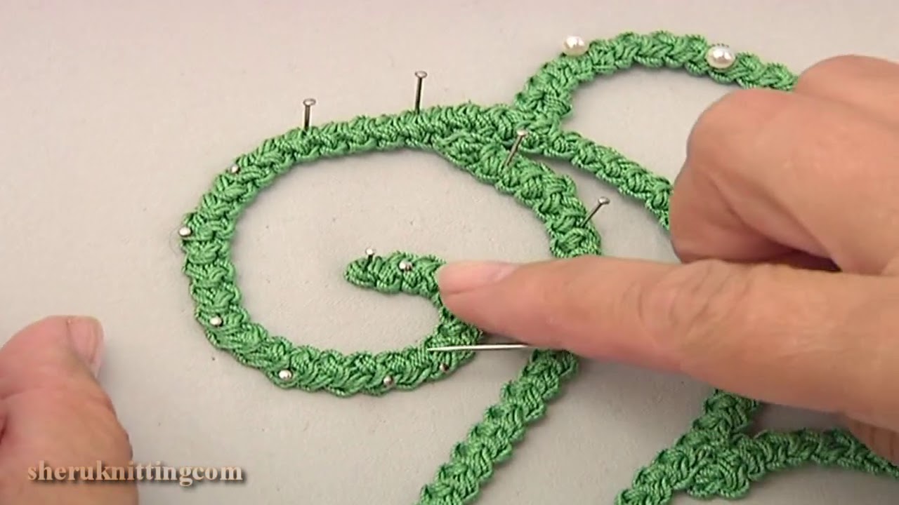 Needlepoint Flower Stitches Tutorial 66 Part 2 of 2 Romanian Point Lace.
