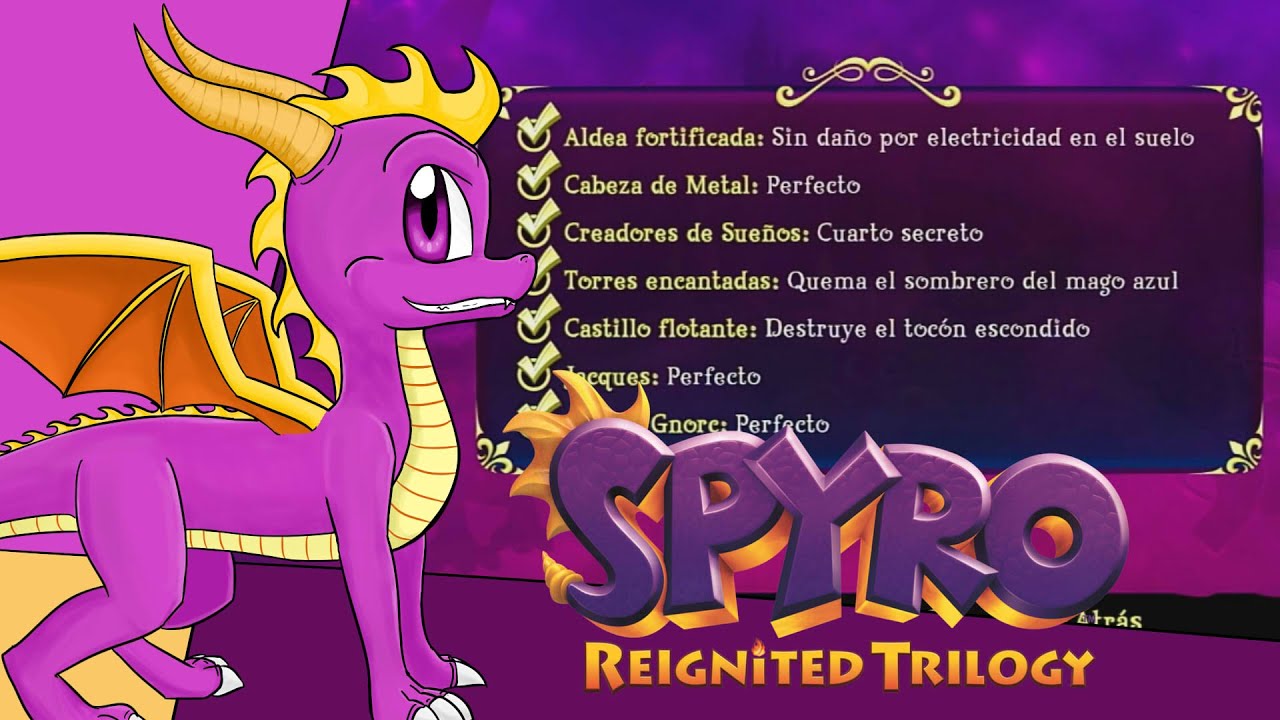PUNTOS DE HABILIDAD Y GALERIA - Spyro Reignited Trilogy - Spyro the Dragon 1 (PS4 Pro)(Español)