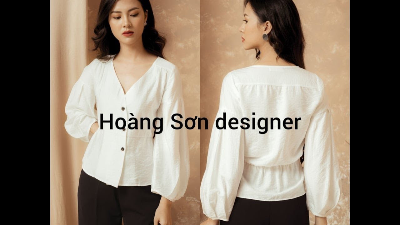 dạy cắt may cơ bản: hướng dẫn cách cắt áo cổ tim  tay nối|áo cổ tim tay nối,hoàng sơn designer