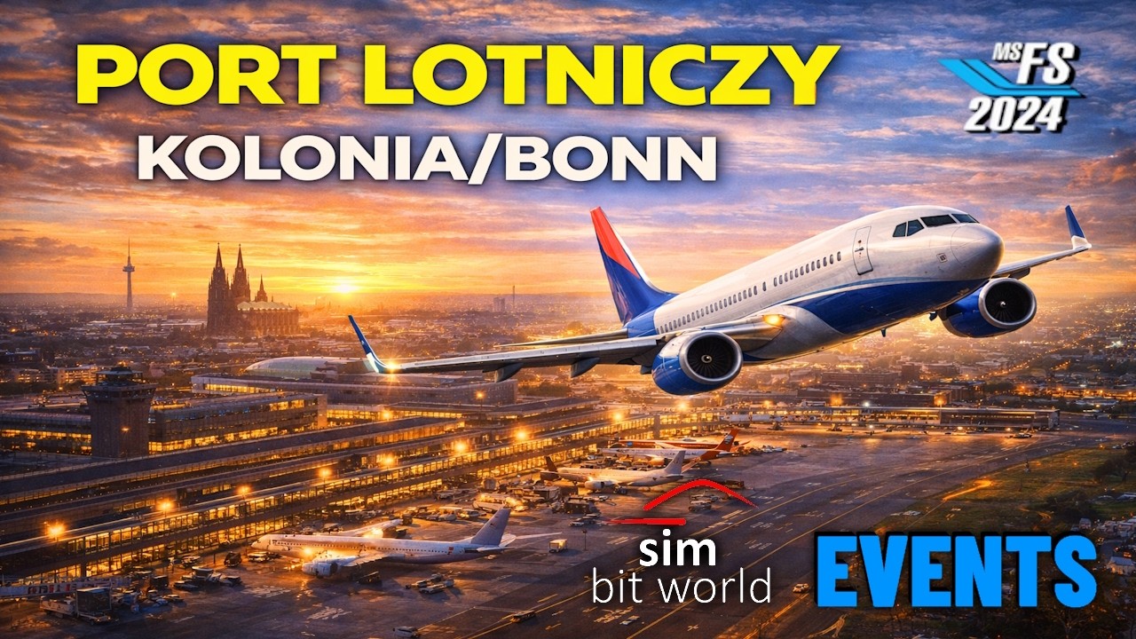 EVENTS SimBitWorld ✈️ LOT Boeing 737-MAX8 iFly MSFS24 I do BONN