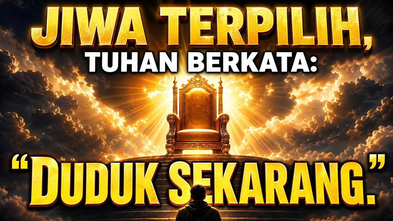 Jiwa Terpilih, Tuhan Berkata: Duduk Sekarang, Apa yang Akan Terjadi Akan Mengguncang Setiap Fondasi