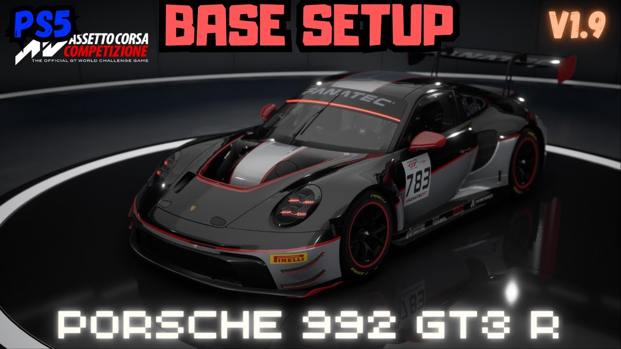 ACC PS5 | BASE SETUP PORSCHE 992 GT3 R | V1.9