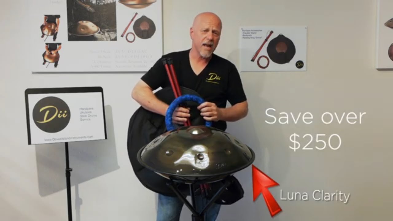 Buy a Dii LUNA Clarity Handpan, Get an Accessory Pack for FREE