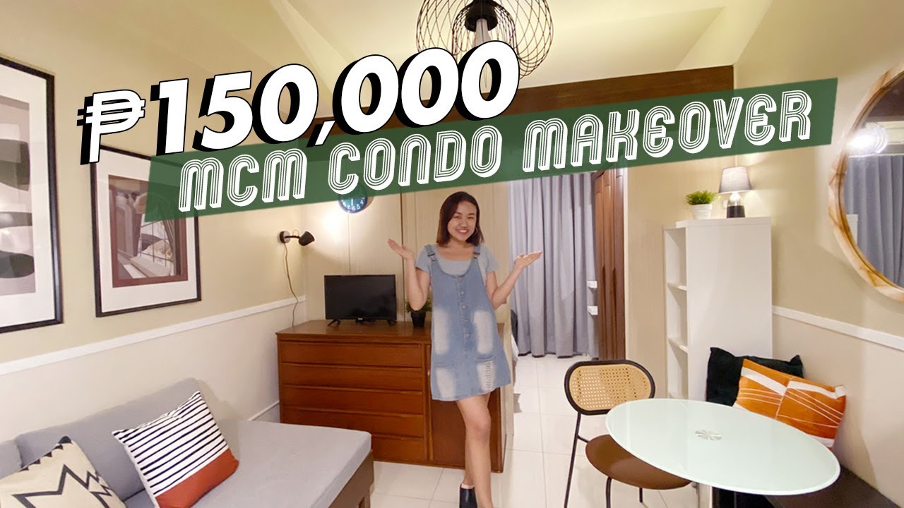 Transforming a Bare 23sqm Condo for only ₱150,000!!!🪄✨ MCM Inspired Design 🛋️ // by Elle Uy