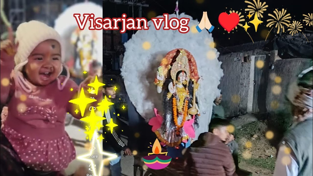 Murti visarjan vlog...😊