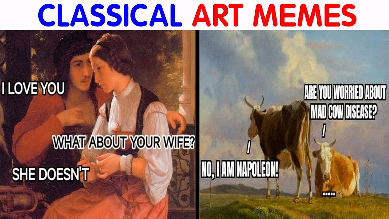 Hilarious Classical Art Memes That Deserve A Museum Of Their Own|| video compilation #75