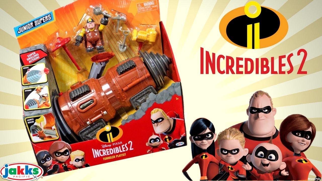 It's THE UNDERMINER!!  Unbox & Review the INCREDIBLES 2 Tunneler Set!  Pt. 2