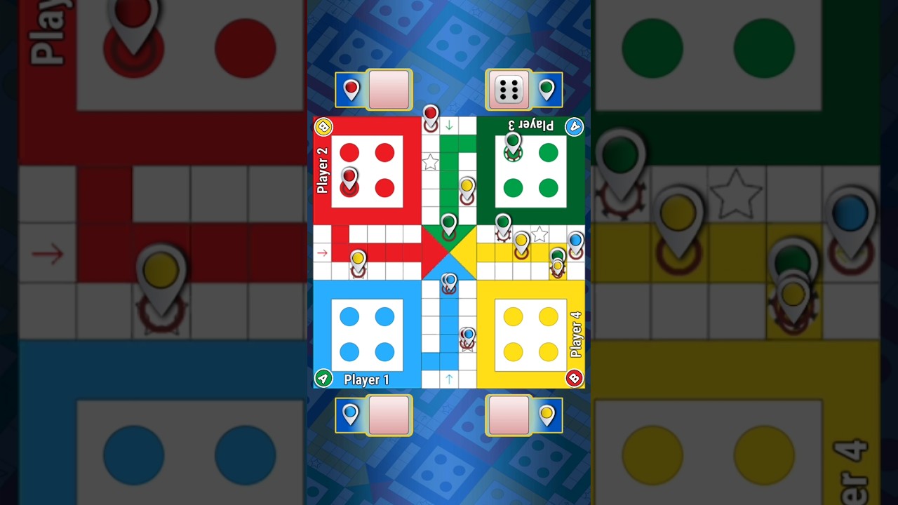 trick and tips Win Ludo King 4 player gameplay team up mode 💯 #subscribe #trending #sorts