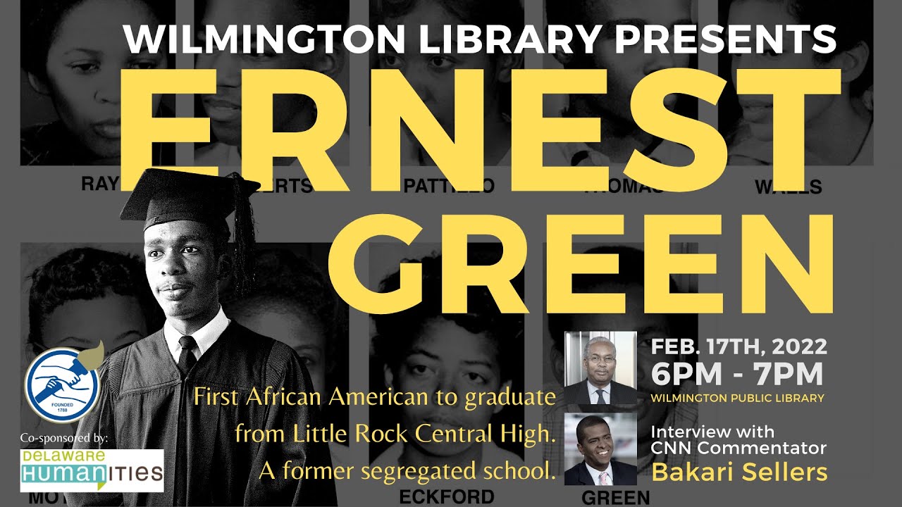 Ernest Green of the Little Rock 9 visits the Wilmington Public Library