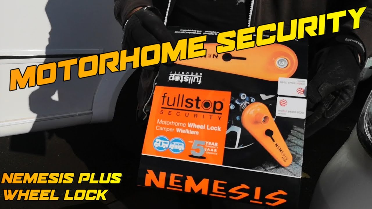MOTORHOME SECURITY | NEMESIS PLUS WHEEL LOCK | PEACE OF MIND