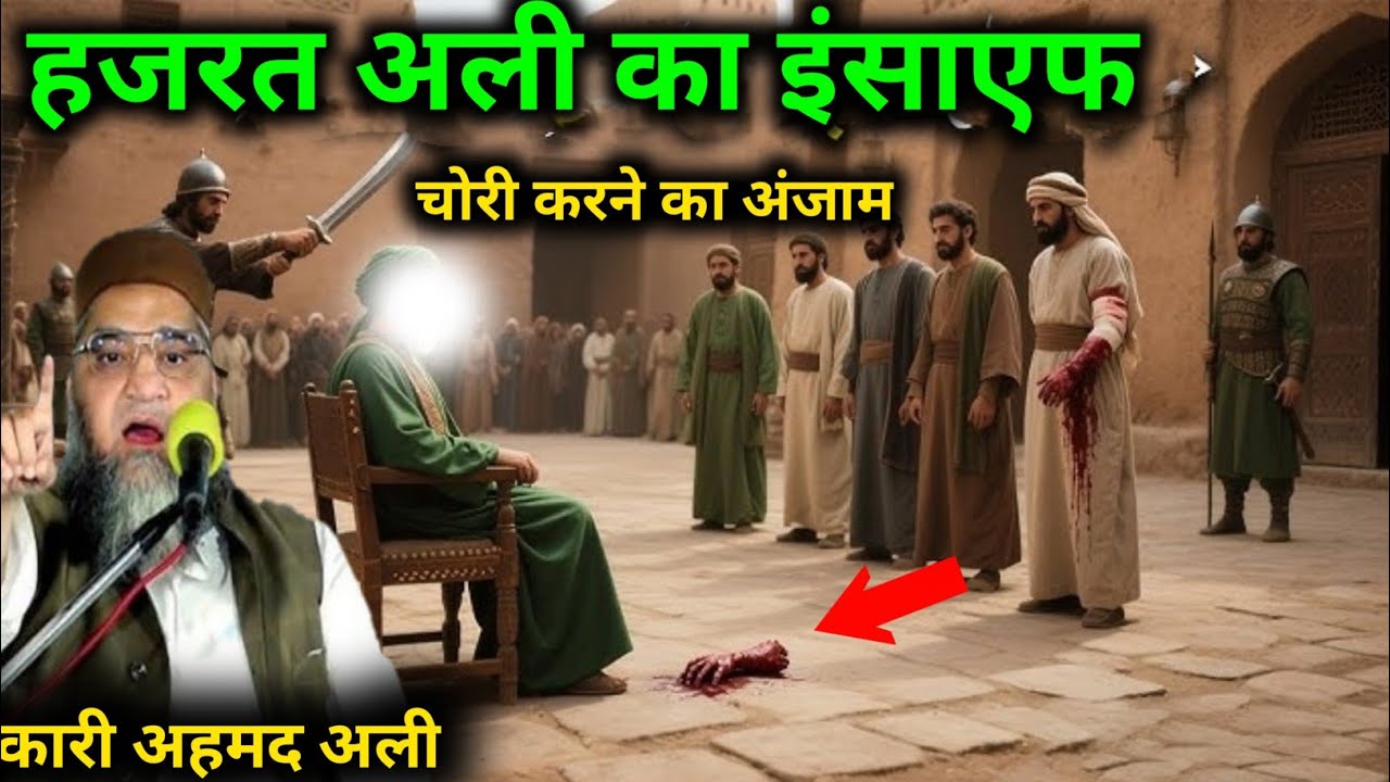 हजरत अली का इंसाएफ चोरी करने का अंजाम Qari Ahmed Ali ki takrir 