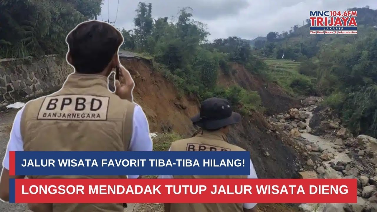 Akses ke Dieng Lumpuh Total! Tebing Ambrol Tutup Jalan di Banjarnegara I Trijaya Update