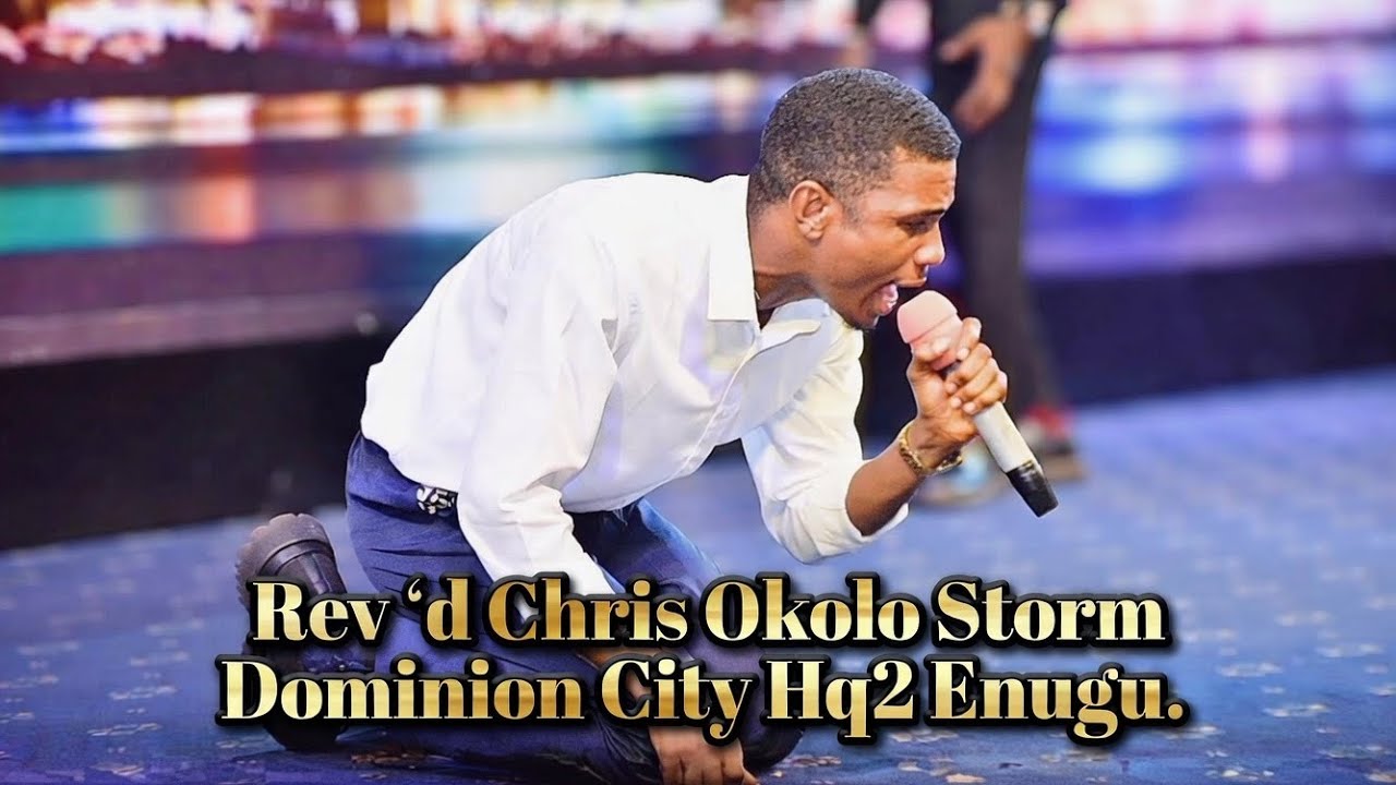 REV'D CHRIS OKOLO STORMS DOMINION CITY HQ2 ENUGU #worship #intenseworship #chanting #dominioncity 