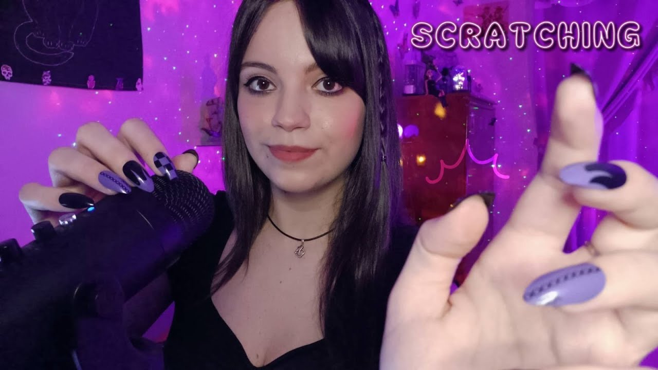ASMR - Царапание и постукивание накладных ногтей