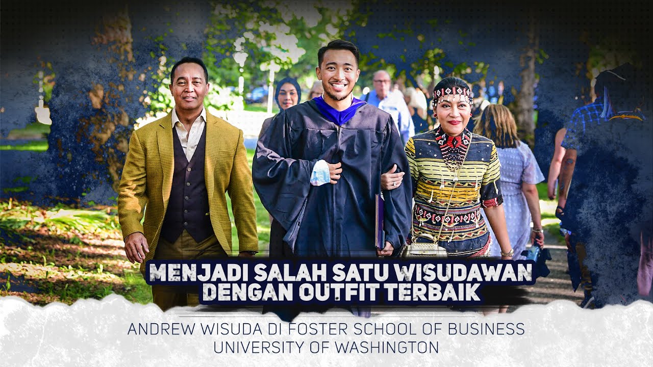 Wisuda Andrew Perkasa di Foster School of Business University of Washington, Amerika Serikat
