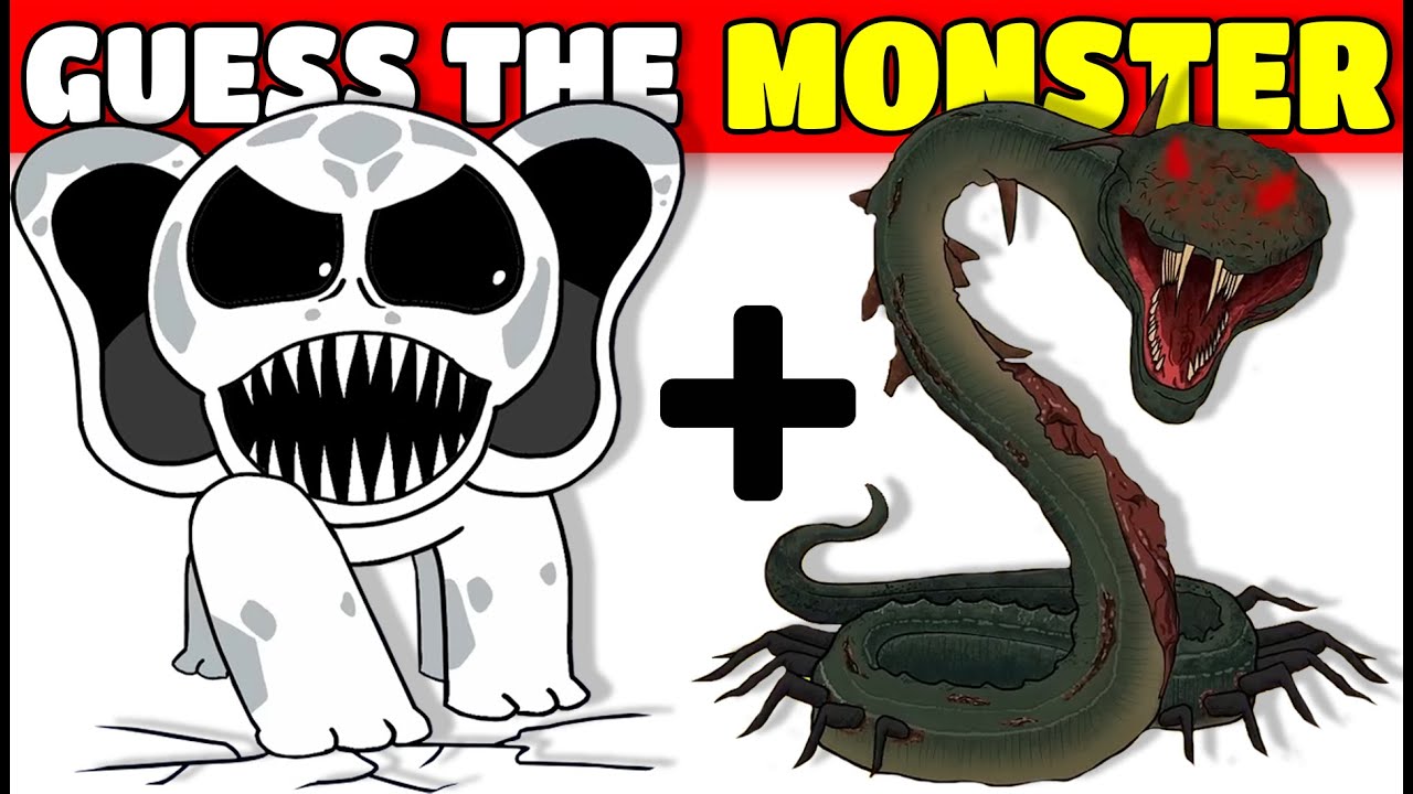 Guess the MONSTER by EMOJI & VOICE in Zoochosis Horror Game | Elephant + Snake 🐘🐍
