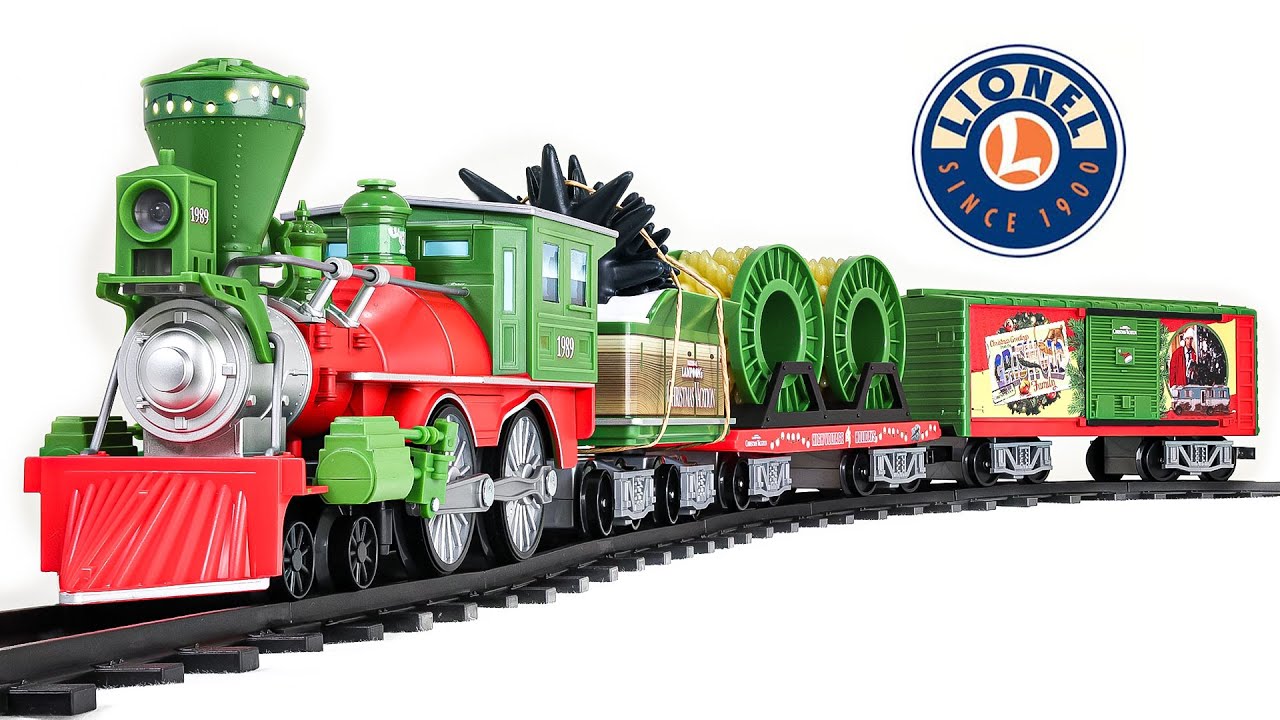 Lionel Christmas Vacation Battery-Powered Remote Control Train Set Unboxing & Testing