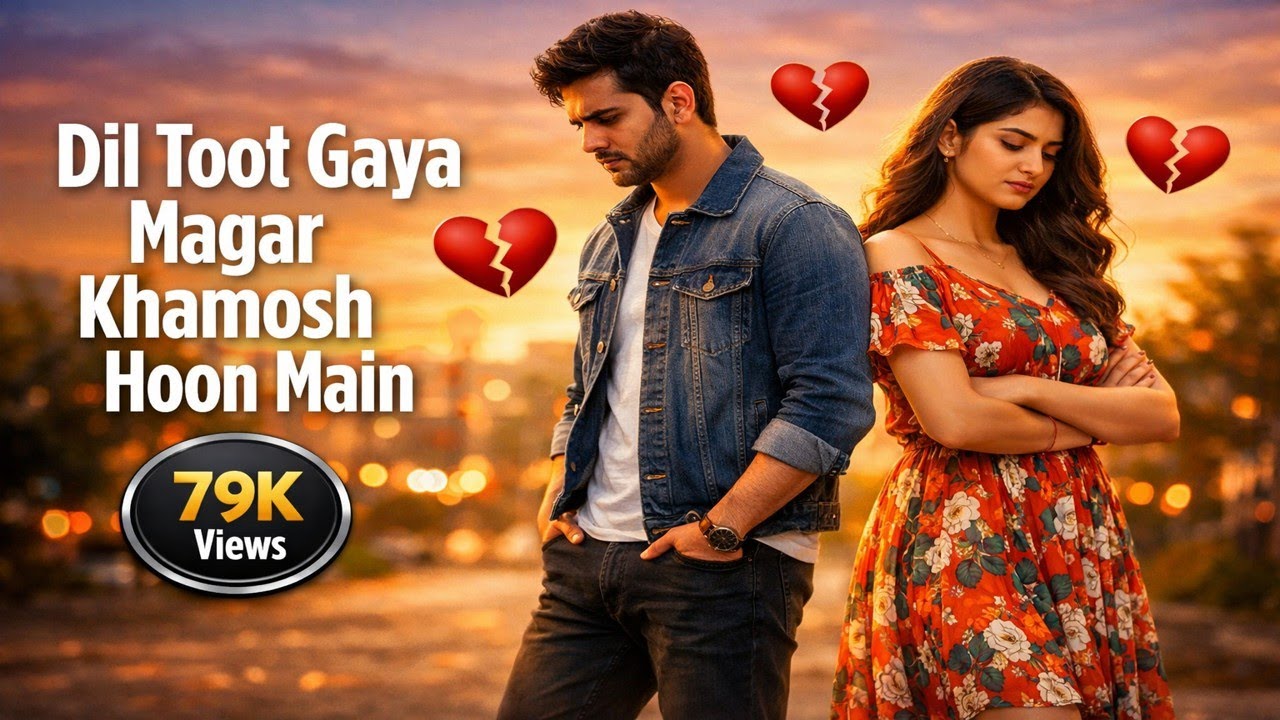 Dil Toot Gaya Magar Khamosh Hoon Main | New Urdu Heart-Touching Sad Song