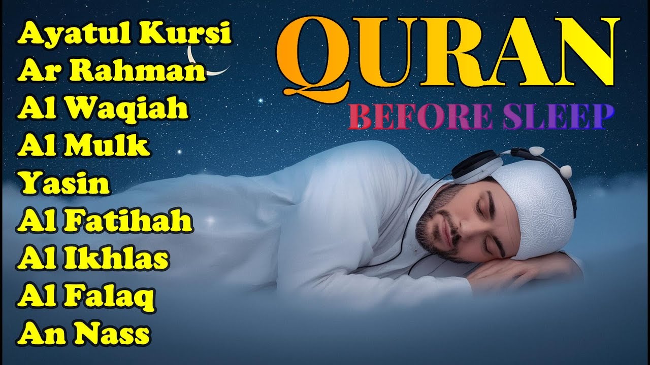 Powerful Quran Recitation for Night |Ayatul Kursi, Surah Rahman, Yassen, Waqiah, Mulk by Alaa Aqel