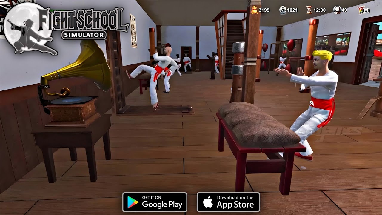 Fight School Simulator Gameplay Walkthrough (Android/iOS)