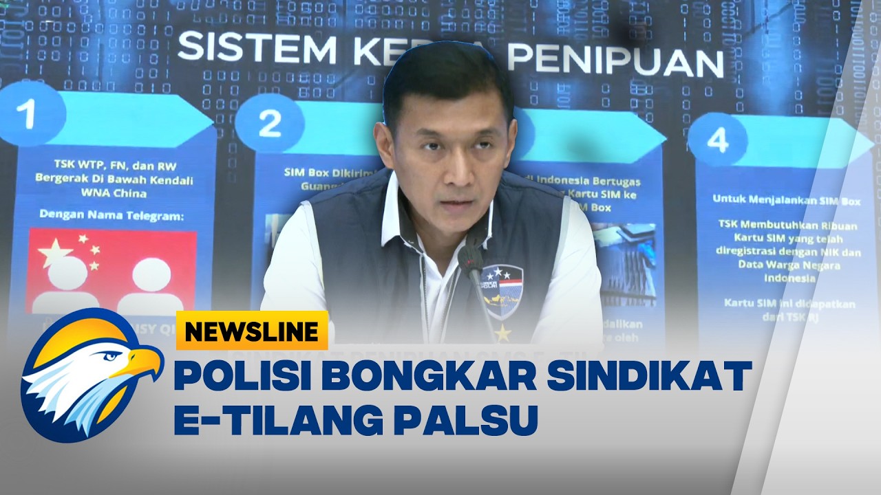 Bareskrim Polri Bongkar Penipuan SMS Blast E-Tilang Palsu - [Newsline Berkas]