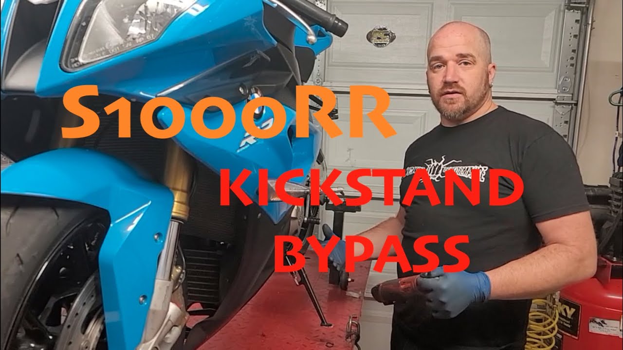 2012 BMW S1000RR kickstand bypass