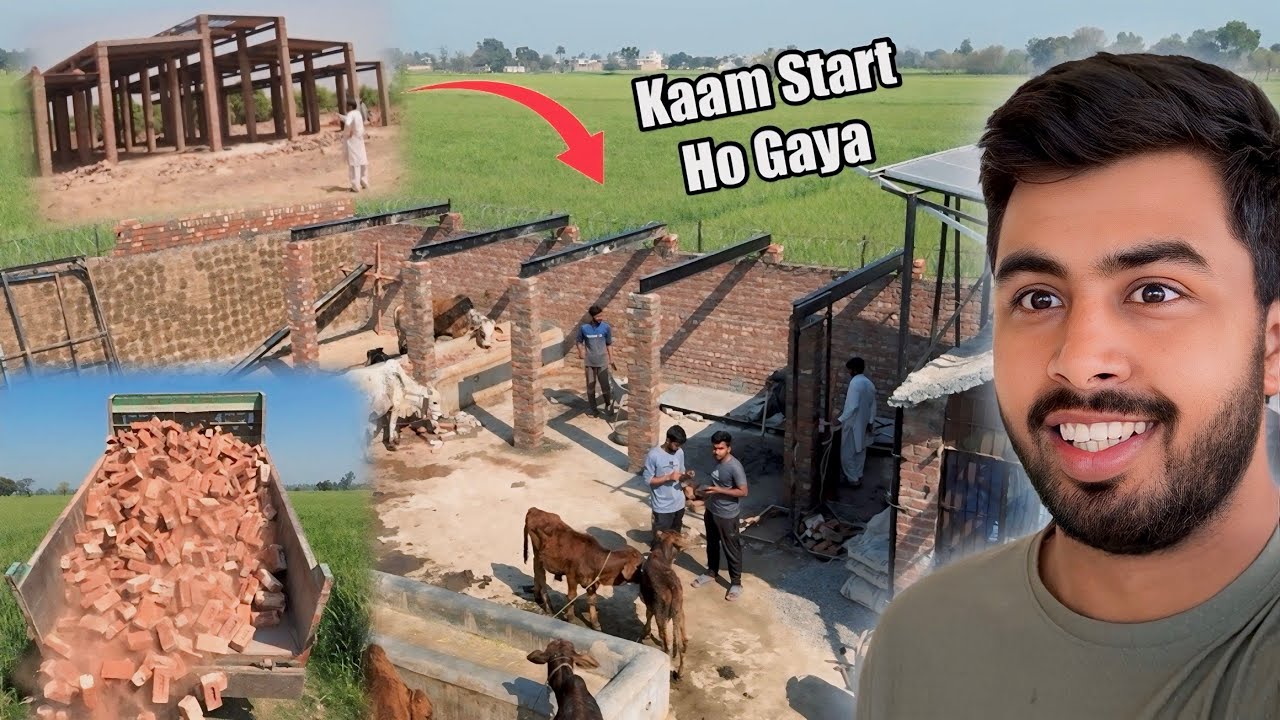Finally Ye Kam Be Start Ho Gaya 😍 Construction work has begun. 