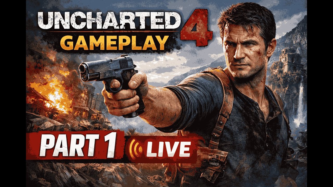 Uncharted 4: A Thief's End | LIVE Part 1 #shorts